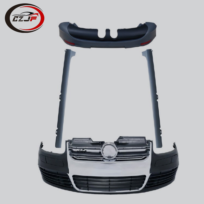 CZJF Front Rear Bumper Grille For Volkswagen VW GOLF 5 MK5 Upgrade to 2004 2005 2006 2007 2008 Golf 5 GTI  R32 Body Kit