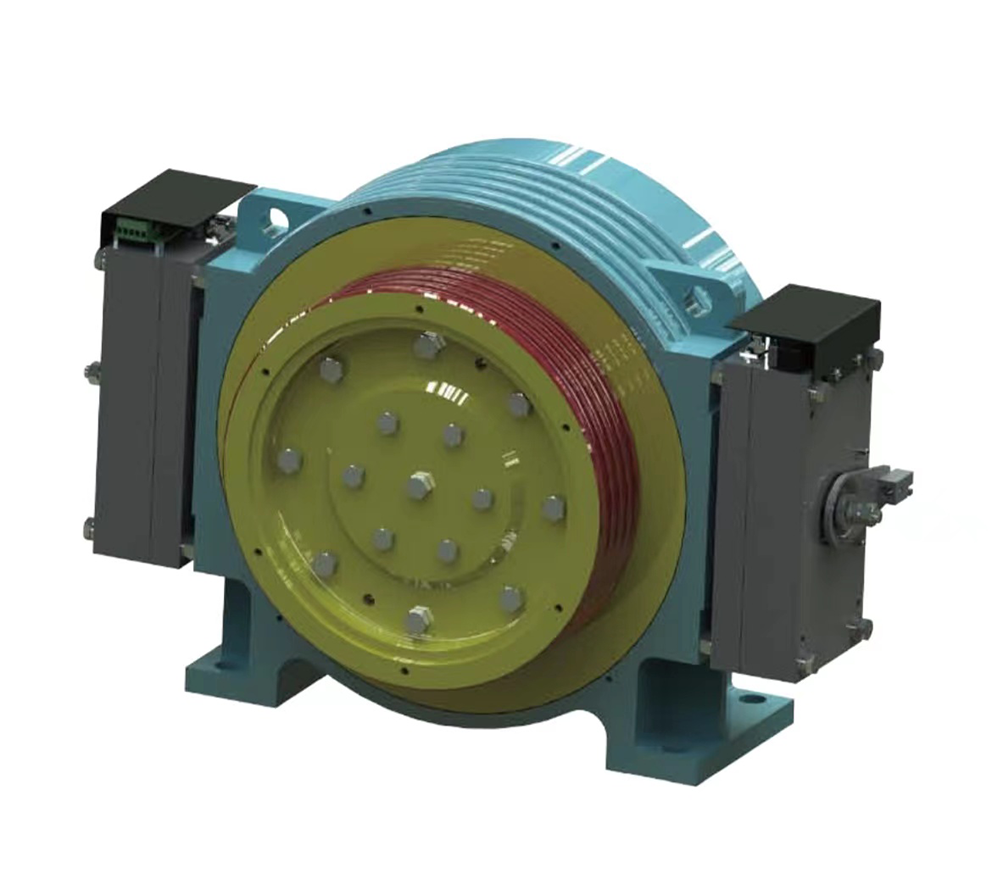 Lift Traction Motor Diagram Electric Elevator Gearless Hoist Machine Otis Elevator Machine