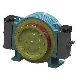 Lift Traction Motor Diagram Electric Elevator Gearless Hoist Machine Otis Elevator Machine