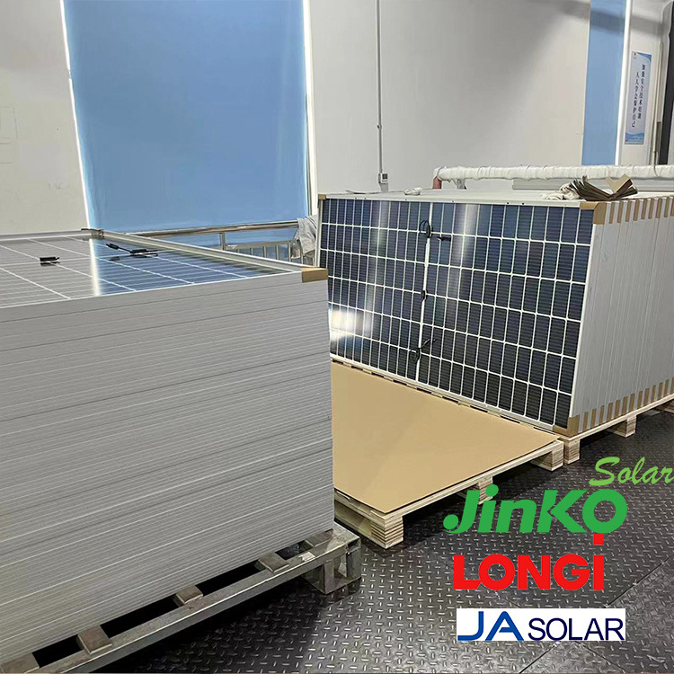 In Stock Longi Jinko Paneles Solares Costos PV Modules 710w 540w 550w 700 watts Best Price 1000w Mono Solar Photovoltaic Panels