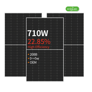 In Stock Best Price Government Program Panel Solar Costos 700w 710w 700 WP 800 WATT 1000w High Efficiency Rates Mono Solar Panel