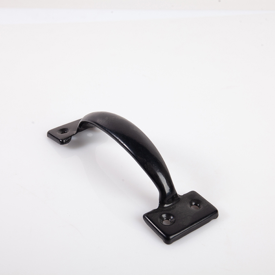 Wholesale silver black cabinet furniture hardware door handles