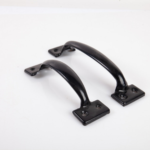 Wholesale silver black cabinet furniture hardware door handles