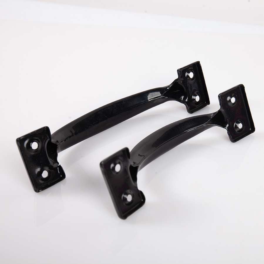 Wholesale silver black cabinet furniture hardware door handles