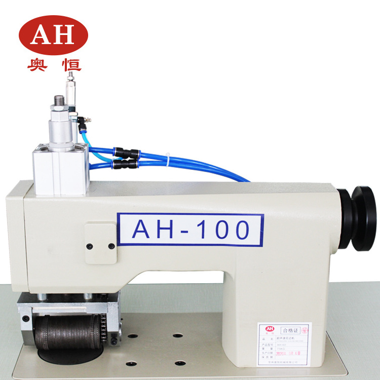 AH-100 China Good Quality Non Woven Fabric Bag Sealing Production Table Cloth 20KHZ ultrasonic sewing machine