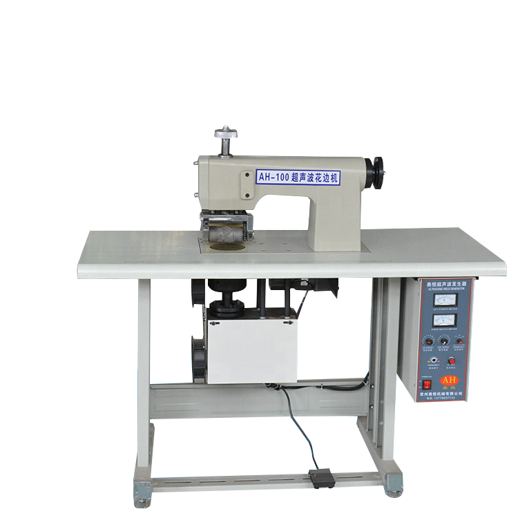 AH-100 China Good Quality Non Woven Fabric Bag Sealing Production Table Cloth 20KHZ ultrasonic sewing machine