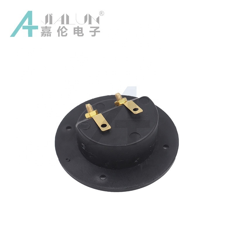 JIALUN Round Audio Speaker Box Audio Terminals Box Binding Post