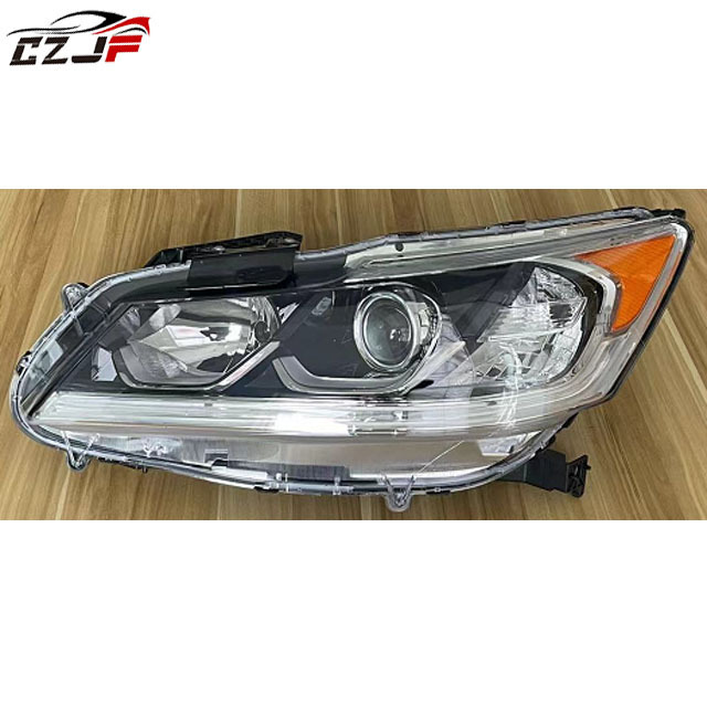 CZJF LED Daytime Running Lights Driver Side Assembly Halogen Headlight For Honda Accord USA SE 2016 33150-T2A-H81 33100-T2A-H81