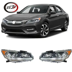 CZJF LED Daytime Running Lights Driver Side Assembly Halogen Headlight For Honda Accord USA SE 2016 33150-T2A-H81 33100-T2A-H81