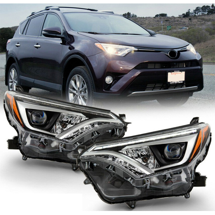 New Style High Quality For Toyota RAV4 2016 2017 2018 European version LED low beam LED daytime running light Headlight LED