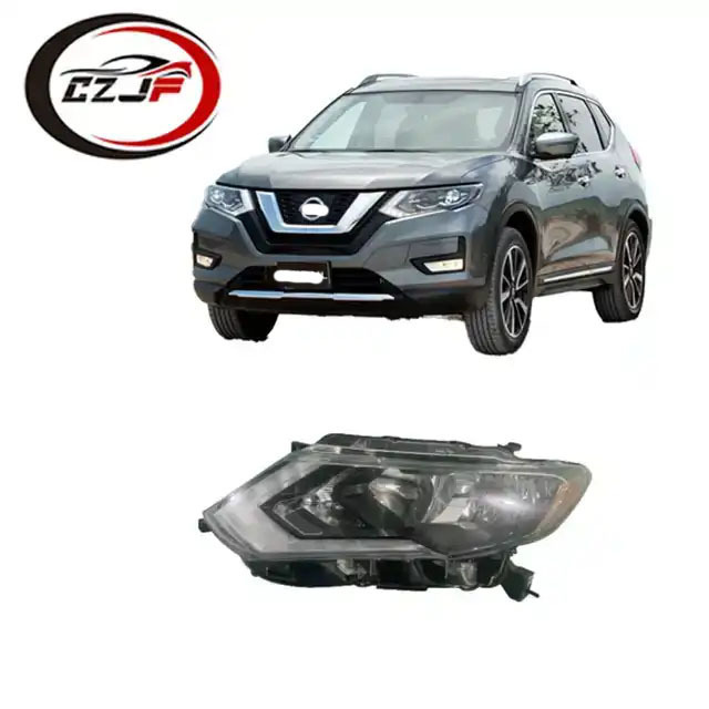 CZJF USA Version Auto Car Parts Head lamp Bumper Fog Light Grille For Nissan X-trial Rogue 2017 2018 2019 2020 2022 2023 2024