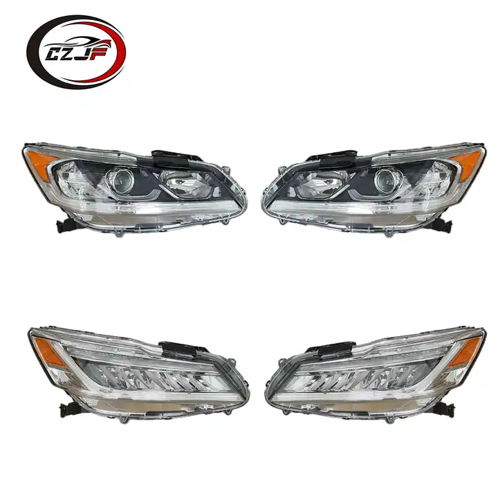 CZJF LED Daytime Running Lights Driver Side Assembly Halogen Headlight For Honda Accord USA SE 2016 33150-T2A-H81 33100-T2A-H81