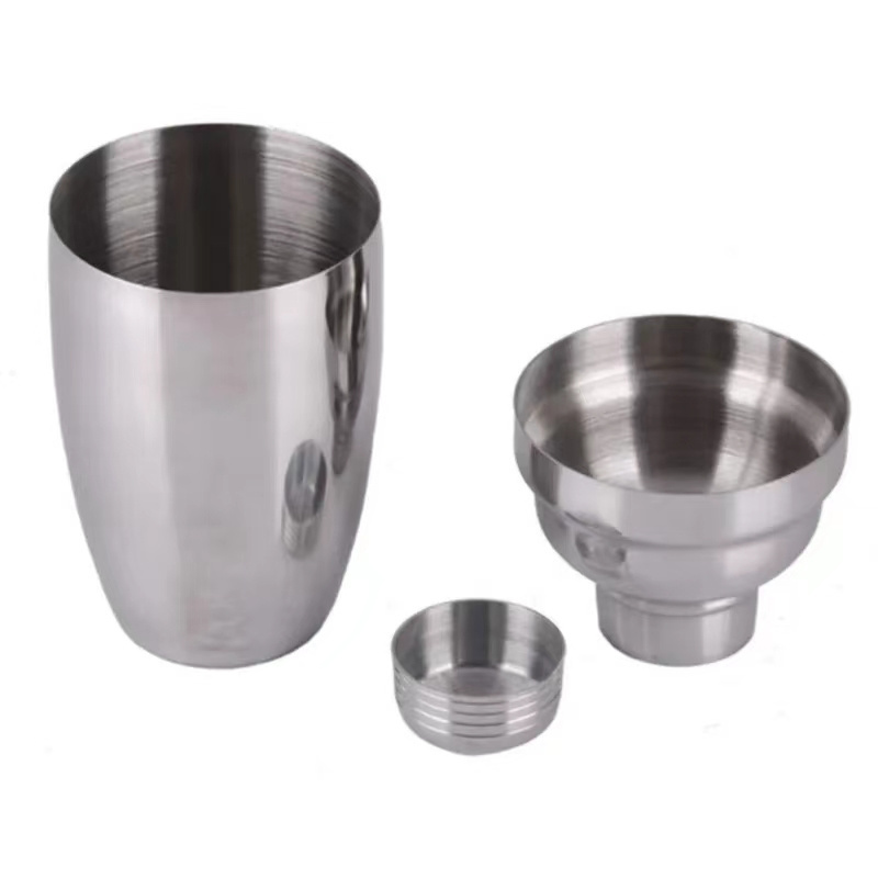 Stainless Steel Cocktail Shaker 250/350/550/750/1000ml Bar tools Built-In Bartender Strainer Bottle Martini Shaker Cup