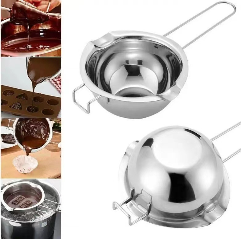 Metal Stainless Steel Chocolate Cheese Warmer Mini Bowl Double Boiler For Diy Candle Candy Cake Tools Melting Pot