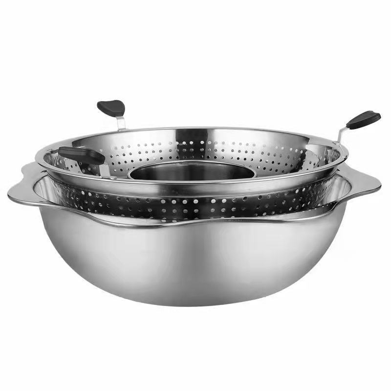 Hot Sale Stainless Steel Induction Rotary Lifting Hot Pot Cooking Stock Pot Cookware Set for Thailand