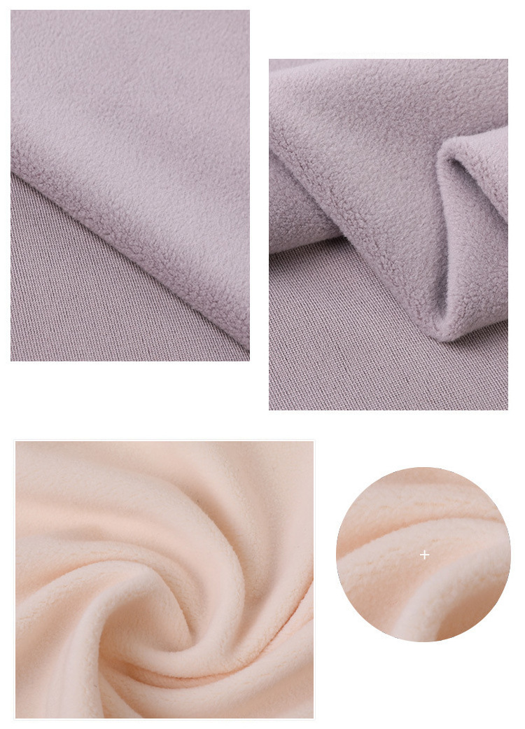 custom polar fleece fabric Anti Pill Super Soft 100% Polyester Brushed Polar Fleece Fabric Garment Material