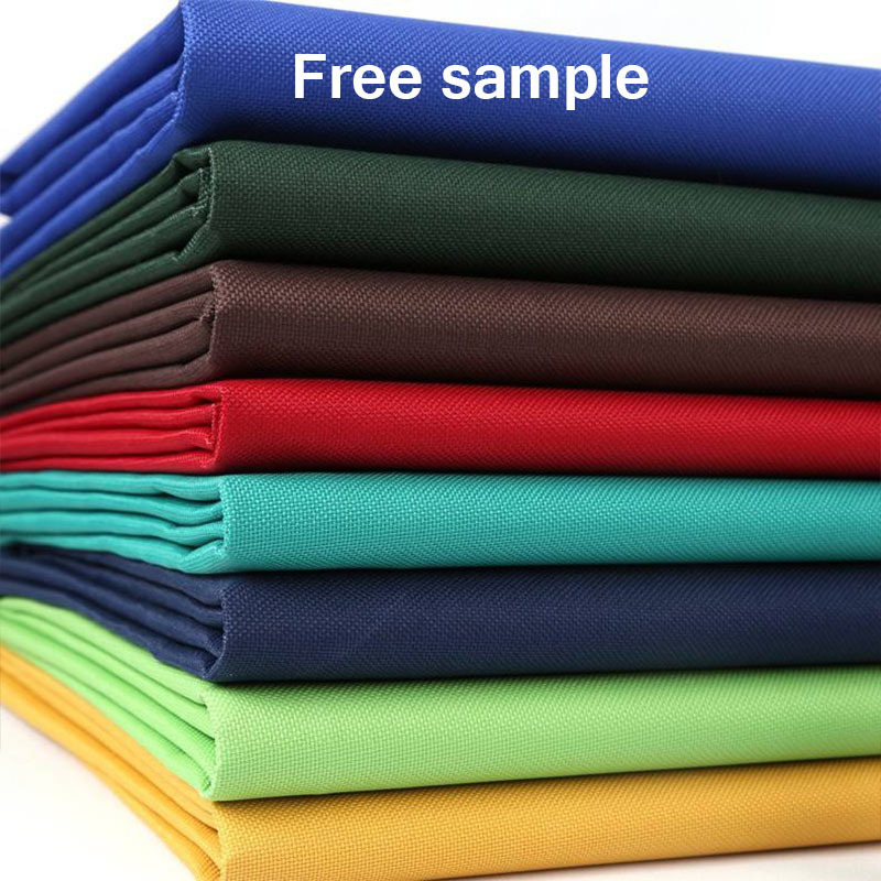 Factory price free sample tear resistance bag fabric material waterproof PVC PU coated 600D oxford fabric for bags