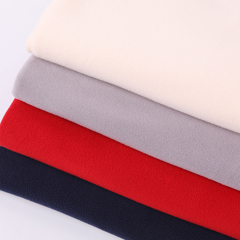 custom polar fleece fabric Anti Pill Super Soft 100% Polyester Brushed Polar Fleece Fabric Garment Material