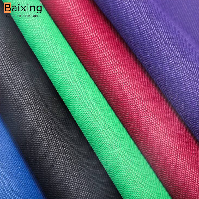 Factory price free sample tear resistance bag fabric material waterproof PVC PU coated 600D oxford fabric for bags