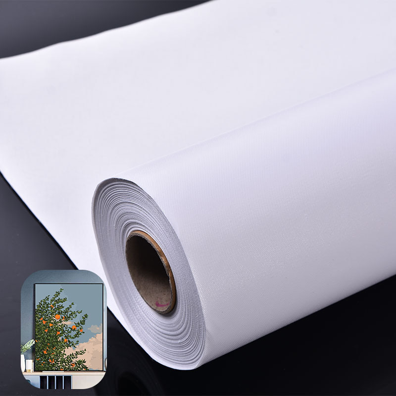 Custom Size Printing Polyester Canvas Roll Inkjet Blank Art Waterproof 100 polyester Matte Canvas Roll