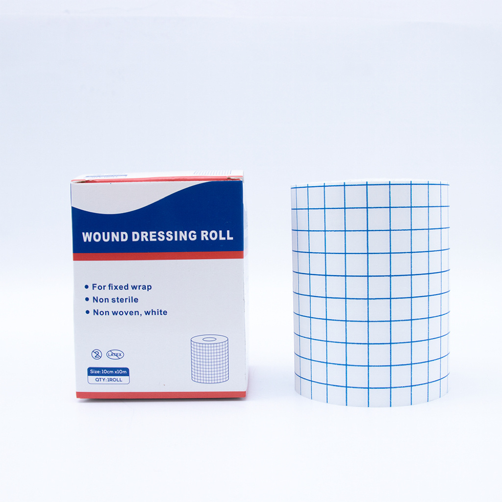 Surgical Adhesive Non-woven Fixing Tape Wound Dressing Tape Breathable Fixation Tape Roll