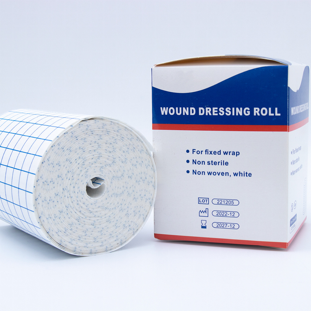 Surgical Adhesive Non-woven Fixing Tape Wound Dressing Tape Breathable Fixation Tape Roll