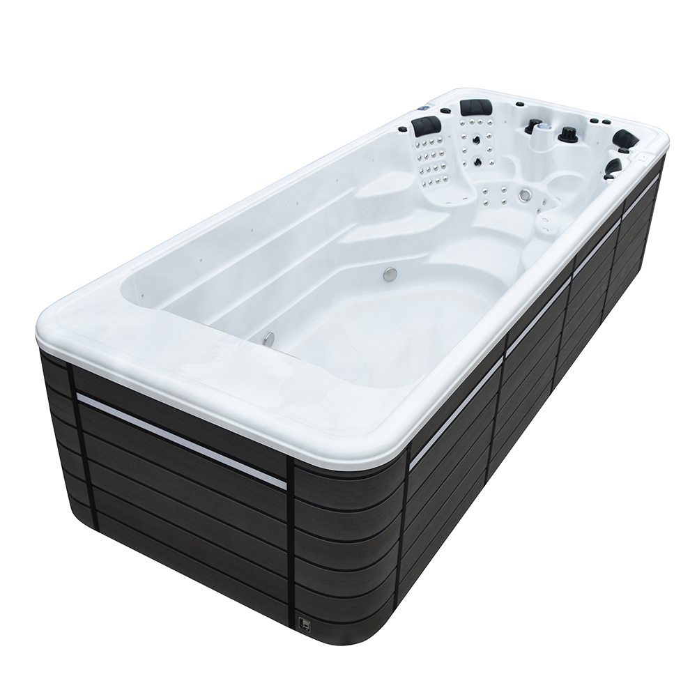 Hot Sale BG-6608 Outdoor Hot Tub Spa with Balboa Training Machine Endless Swim Spa Pool