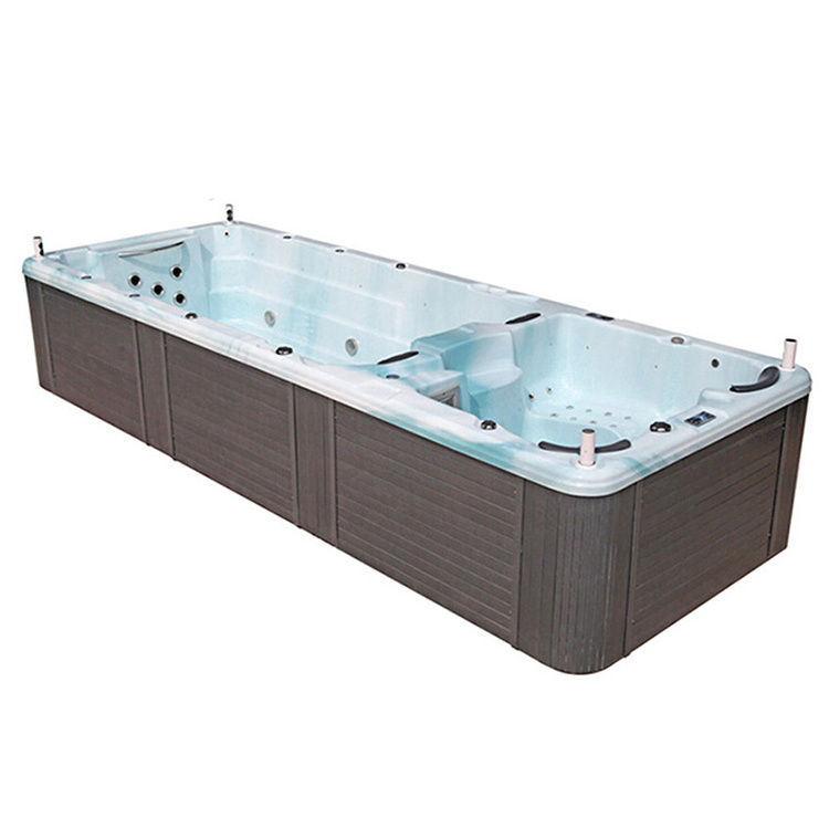 BG-6610 Hot Sell Chinese Cheap 6 Meters Balboa Hot Tub Outdoor Endless Swim Spa Pool