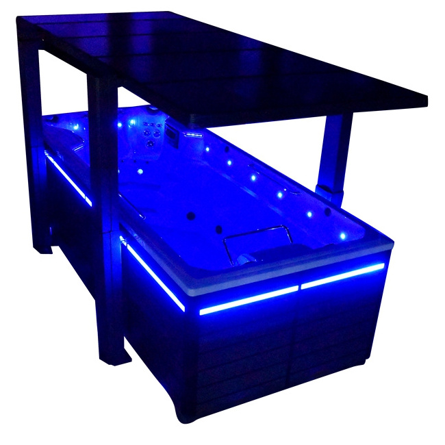 2022 New Design BG-6656 Bigeer Infinity Swimming Pool  Popular Model With Underwater Treadmill