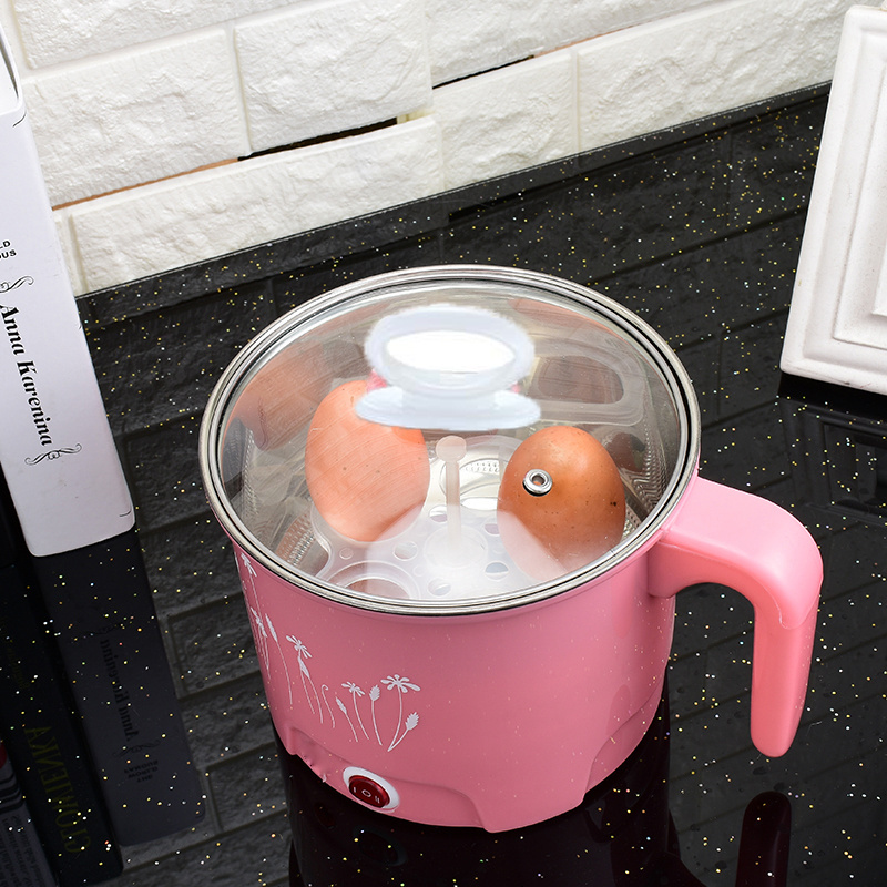 Dormitory Small Multifunctional Electric Hot Pot Mini Dim Sum Food Steamer Electric Mini Electric Cooker Caldron