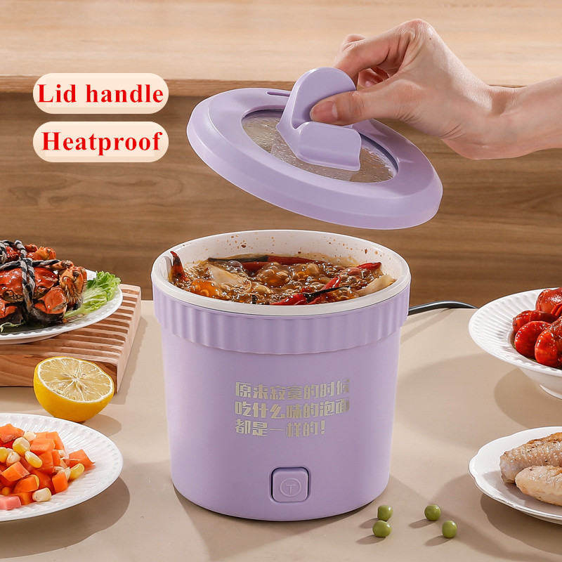 Small Household Multifunctional All-in-One Pot, Multifunctional Mini Electric Cooker Electric Pot for Cooking