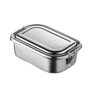 stainless steel food grade fresh-keeping box food storage container lunch box Storage Box lead proof