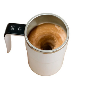 Insulated Stainless Steel Electric portable coffee cup intelligent temperature magnetic automatic stirring cup mixing cup