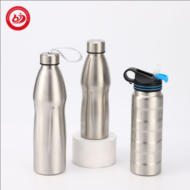 Outdoor single Wall 18 8 Stainless Steel Water Bottle customize color insulated thermos vacuum drink bottle with customer logo