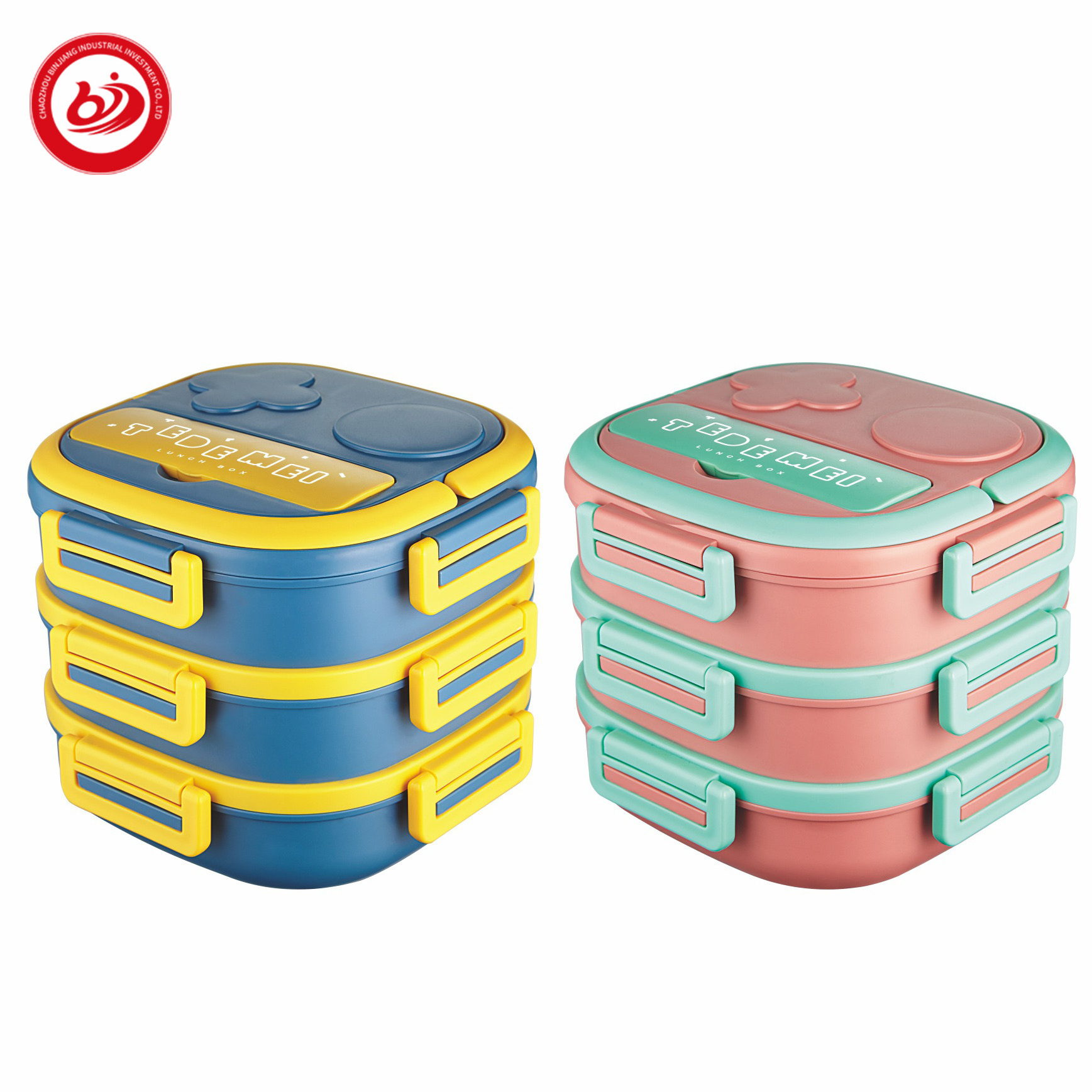 microwave hot box food container box stainless steel plastic insulated  bento lunch box for kids school with cutlery