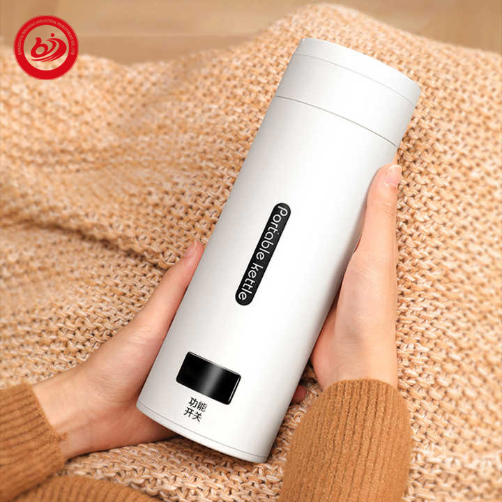 Electric Kettle Portable Heating Thermal Mug Water Tea Boiler Camping Car Designed Teapot Heating Cup safe