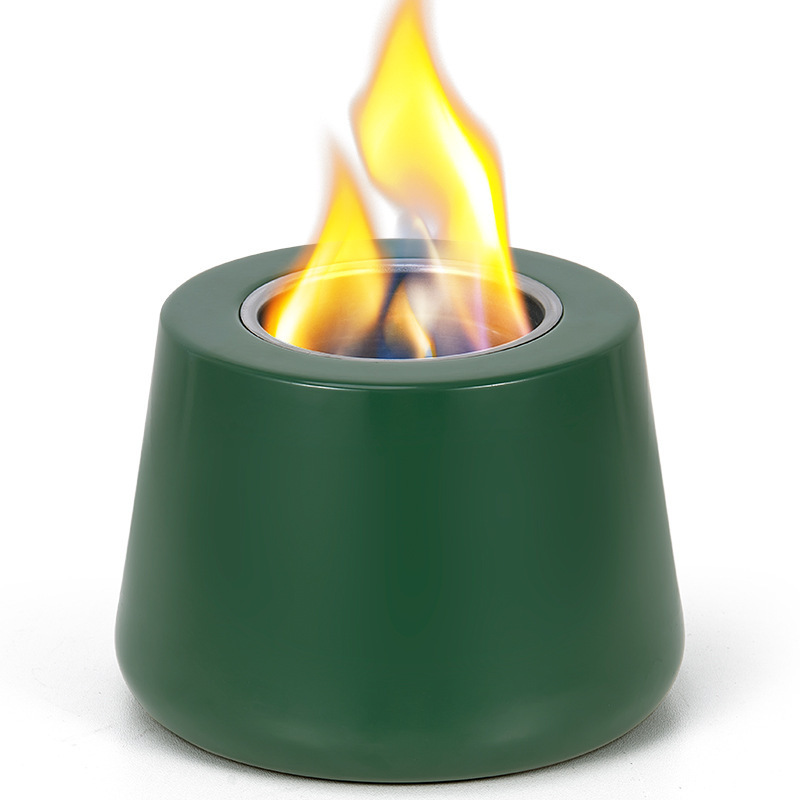 Portable Indoor-Outdoor Tabletop Fireplace Modern Bio Fuel Burner Bio Ethanol Table Chimeneas with Fire Pit Function