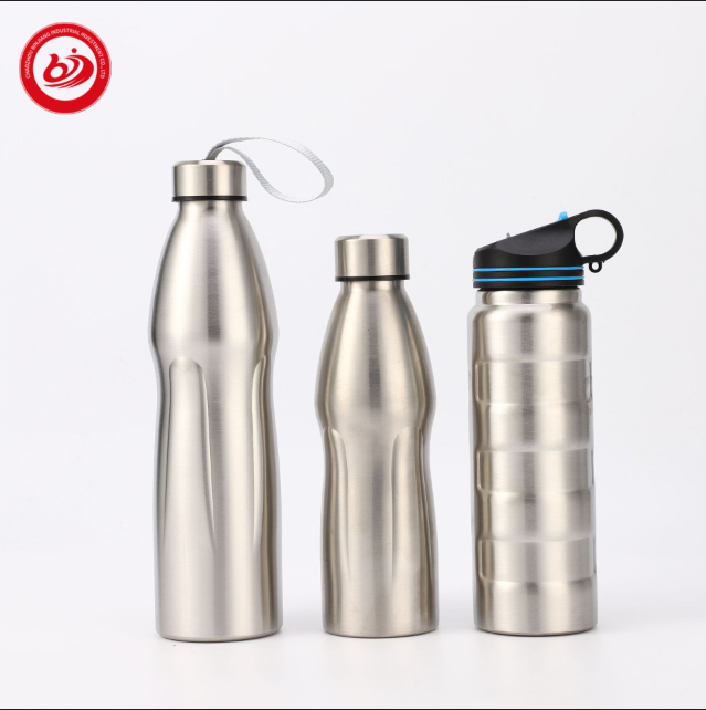 Outdoor single Wall 18 8 Stainless Steel Water Bottle customize color insulated thermos vacuum drink bottle with customer logo