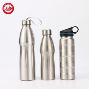 Outdoor single Wall 18 8 Stainless Steel Water Bottle customize color insulated thermos vacuum drink bottle with customer logo