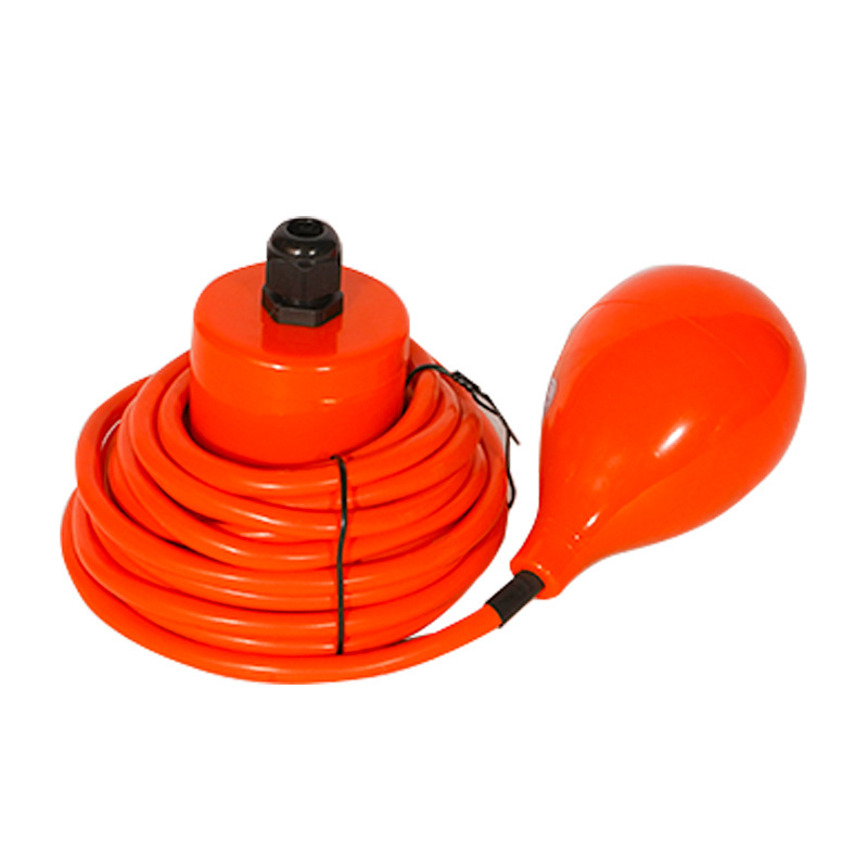 Customized ball float switch plastic dirty water level mercury red color controller with IP68 protection sensor