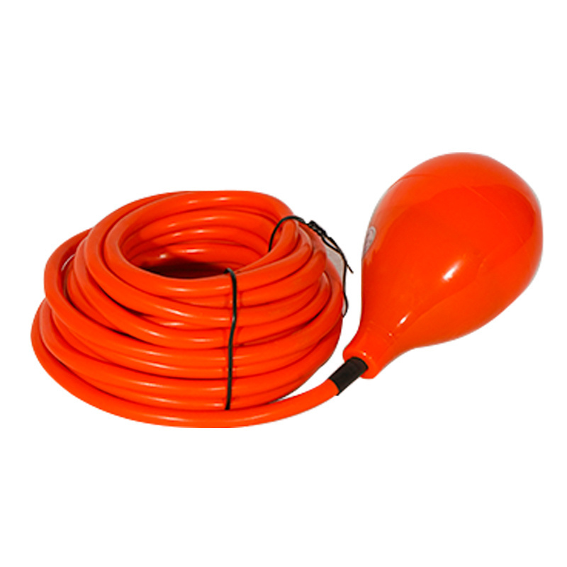 Customized ball float switch plastic dirty water level mercury red color controller with IP68 protection sensor