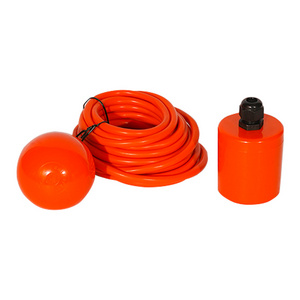 Customized ball float switch plastic dirty water level mercury red color controller with IP68 protection sensor