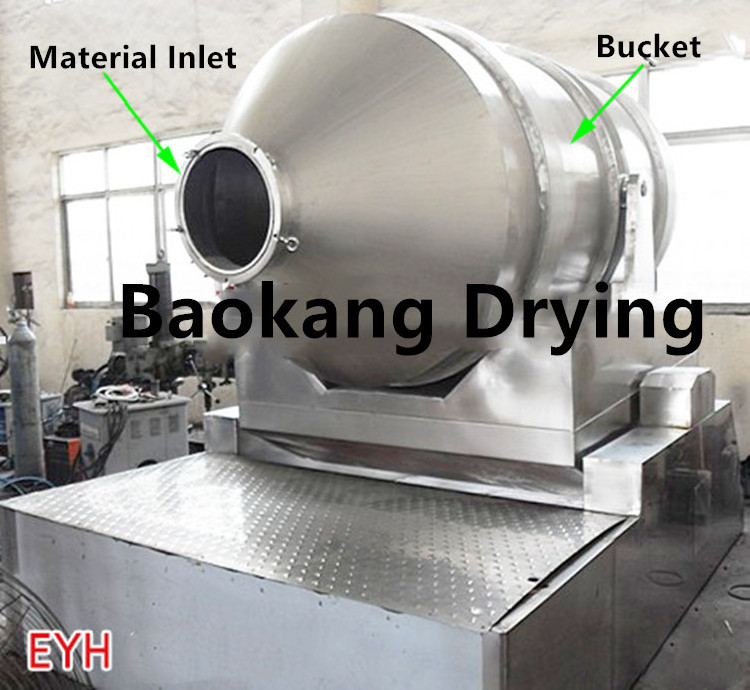 EYH large volume Rotary Drum two dimension mixer Mixing machine blender fertilizer powder mixing machine 100 kg