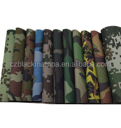 600D  polyester  camouflage outdoor waterproof oxford fabric  tents umbrella car cover raincoat cloth material