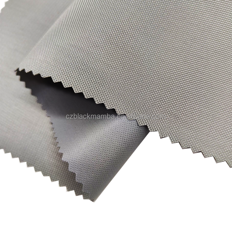 Customizable 100% polyester silver coated 600D Oxford fabric factory affordable tent fabric waterproof and anti pill wrinkle