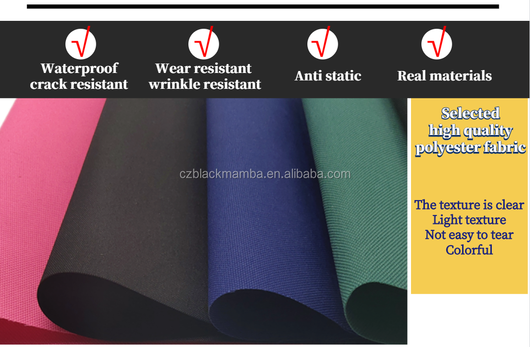 600D  polyester waterproof nylon like fabric oxford  fabric manufacturer  for bag material