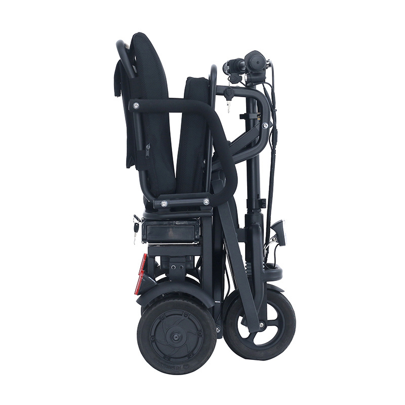 Foldable 3 wheels long range electric tricycle electric motorcycle motor bike For Adults Disabled