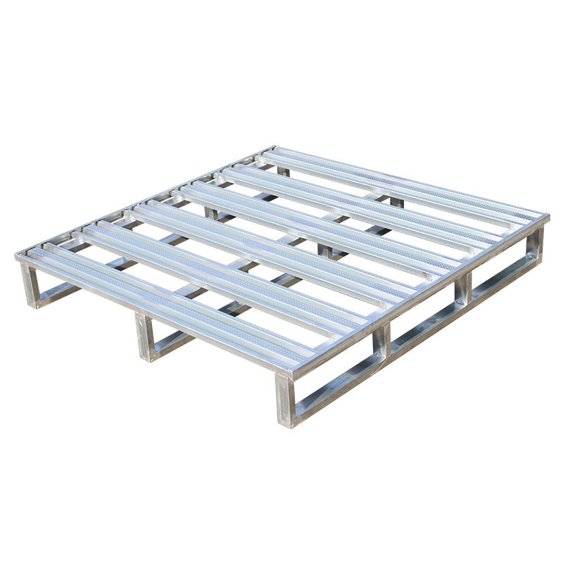 Heavy duty steel flat blue pallet warehouse industry storage logistics steel pallet for sale