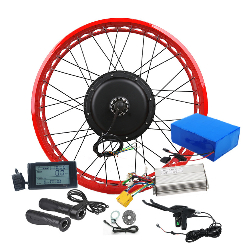 27.5 inch wheel fat tire 48v 1000w 15000w 2000w brushless rearless rear hub motor electric bike conversion kit