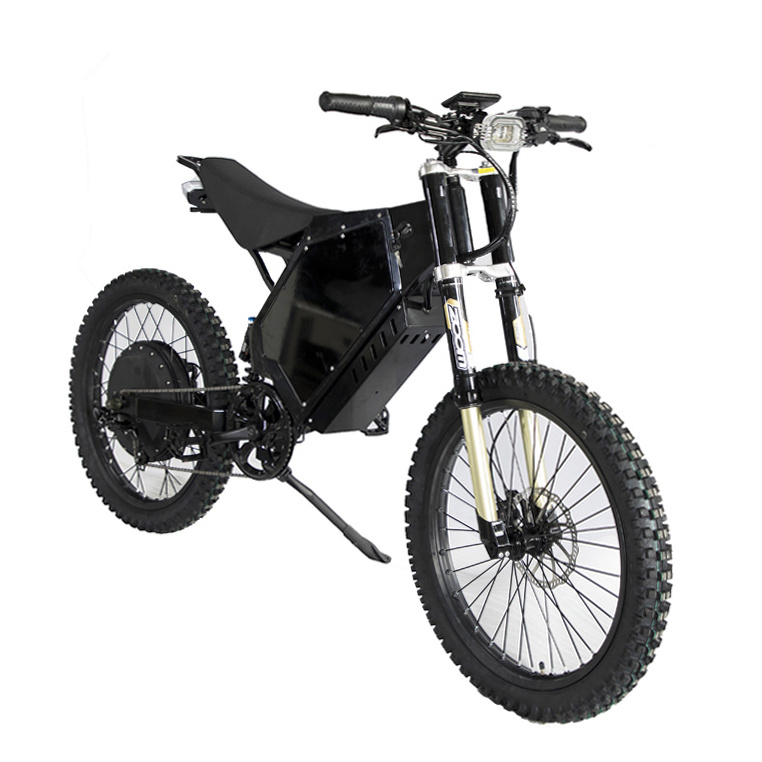 BLDC motor 5000W Fat Tire Electric Bike 44Ah48V Oil Brake Full Suspension Steel Frame  Dual Battery Ebike